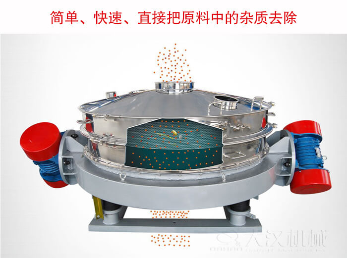 直排篩可用于粉末、顆粒的粗略篩分和除雜